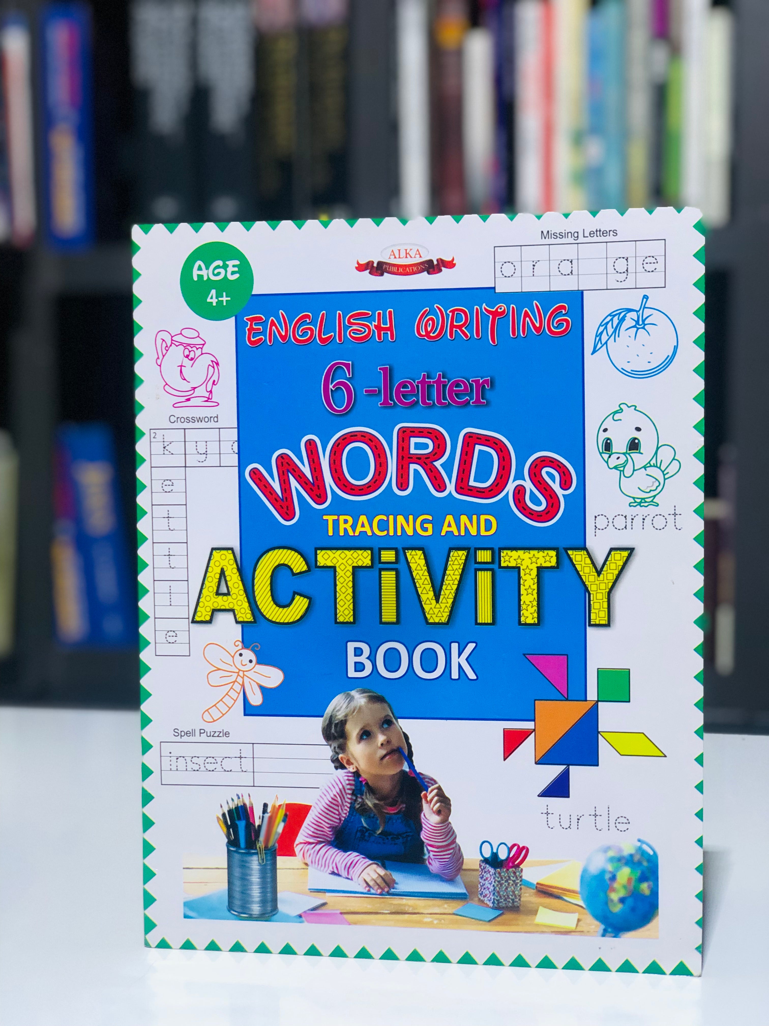 English Writing: 6-Letters words(Tracing and Activity Book)
