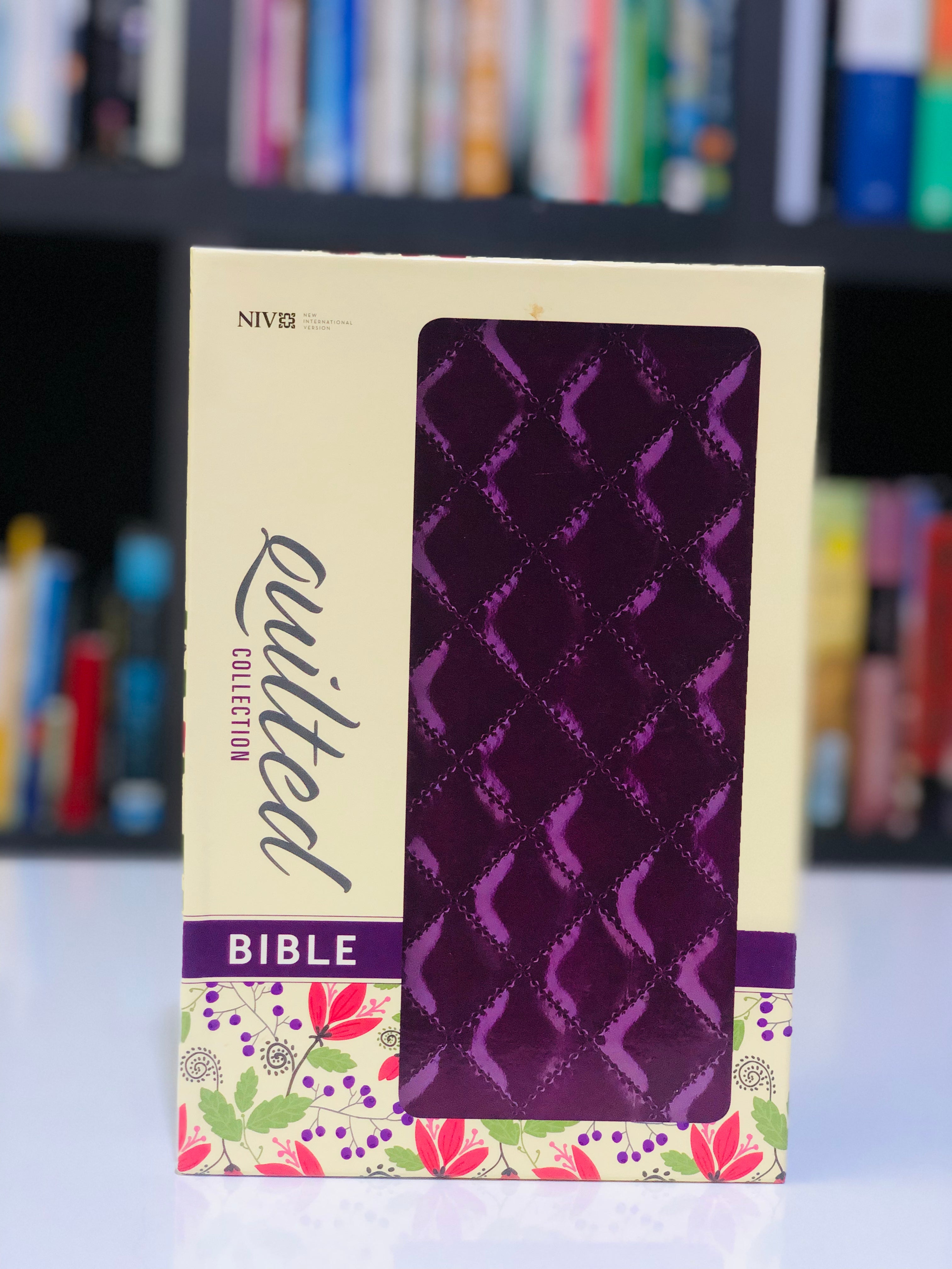 NIV, Quilted Collection Bible, Imitation Leather, Purple