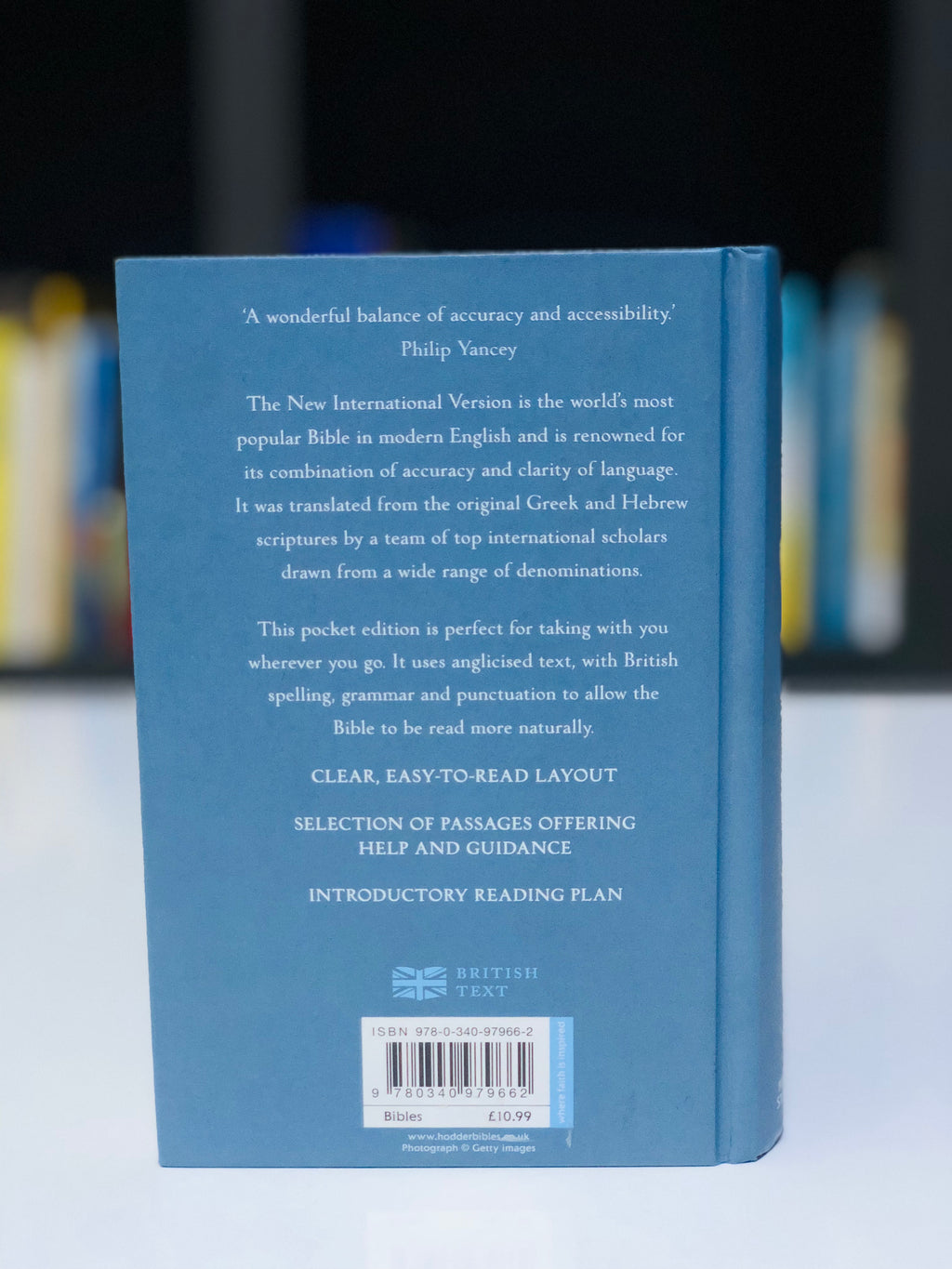 NIV Pocket Slate Hardback Bible