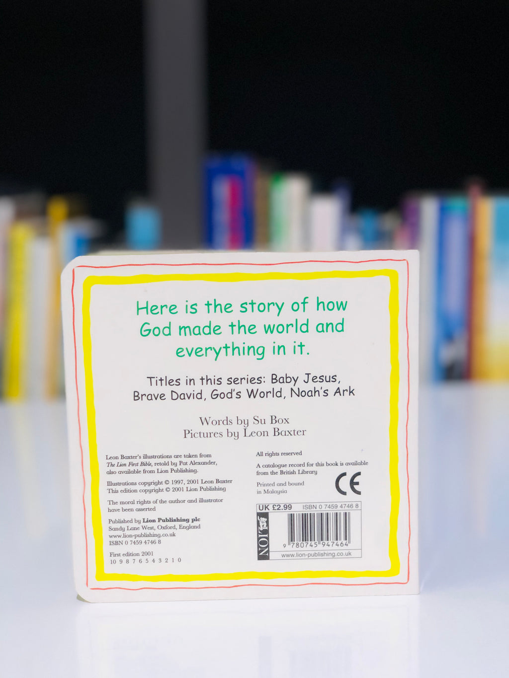 God's World: God's World (A Lion First Bible Board Book)