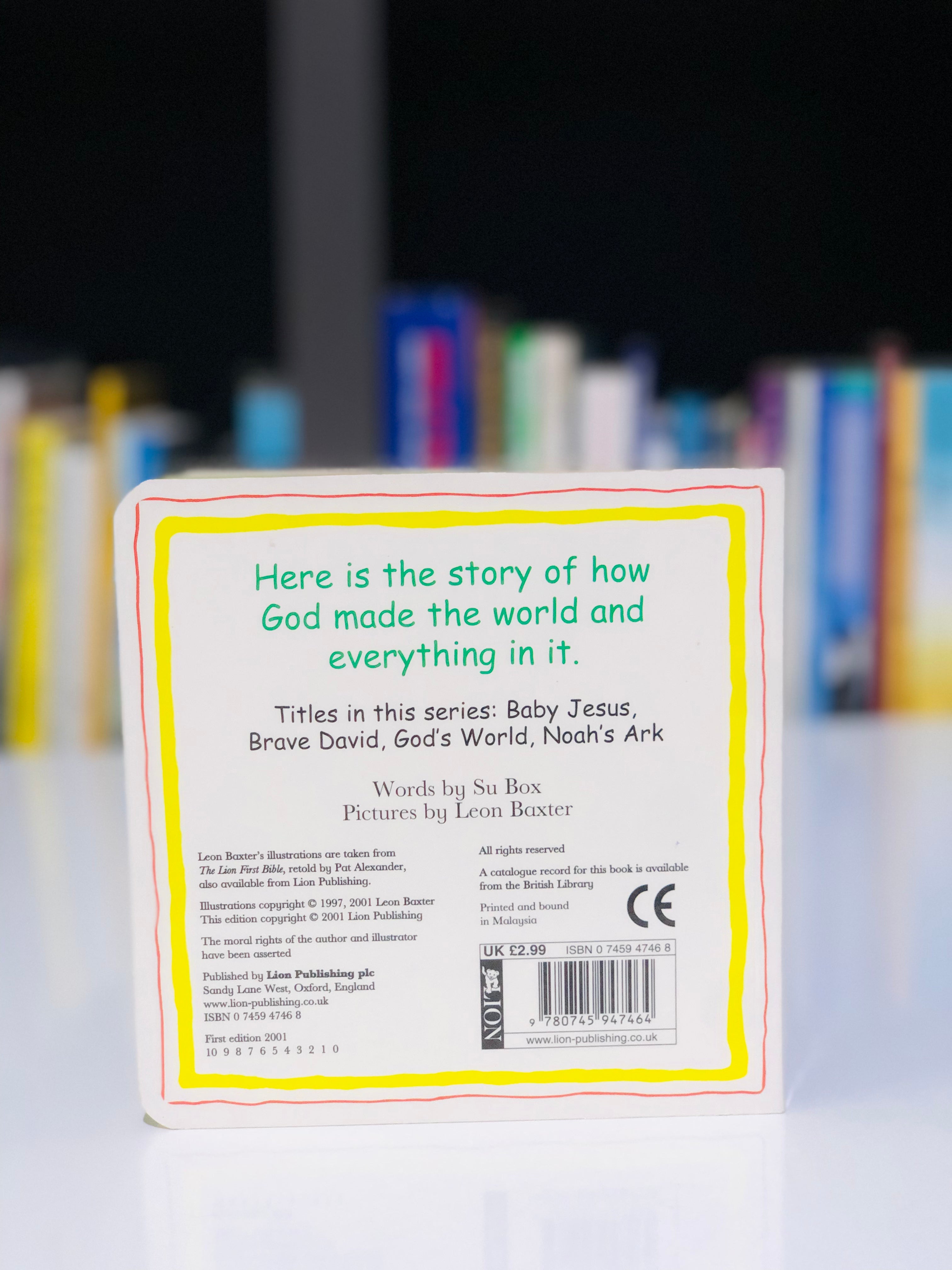God's World: God's World (A Lion First Bible Board Book)